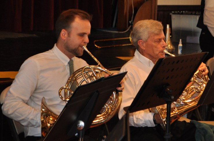 Mike and Don Play Horn at Trinidad in 2017